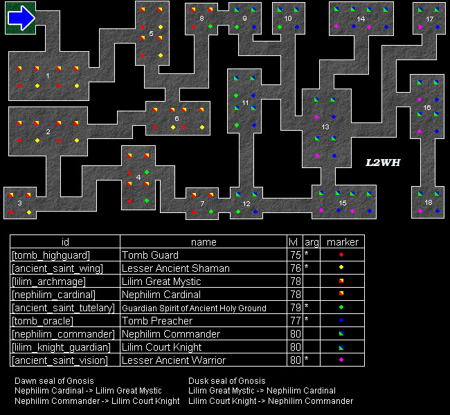 Catacomb of forbidden path карта